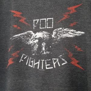 Foo Fighters Gray Band Tee Shirt